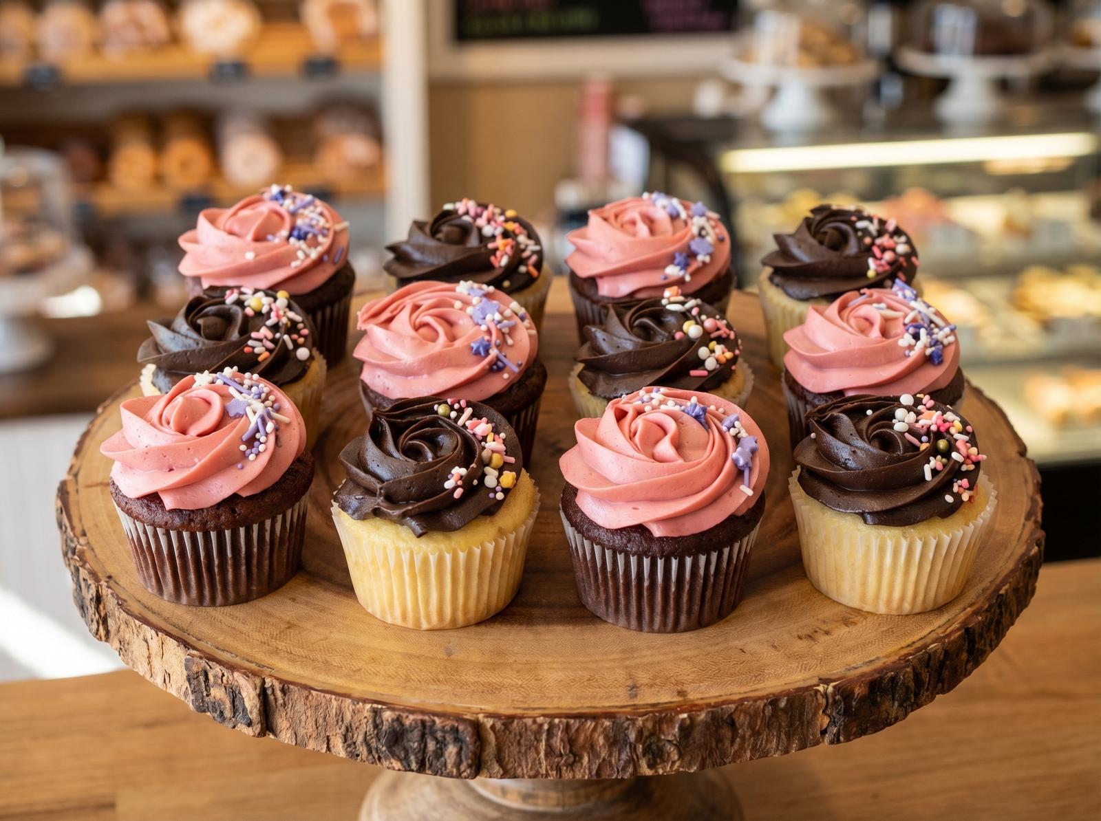 Dirty Dozens cupcakes